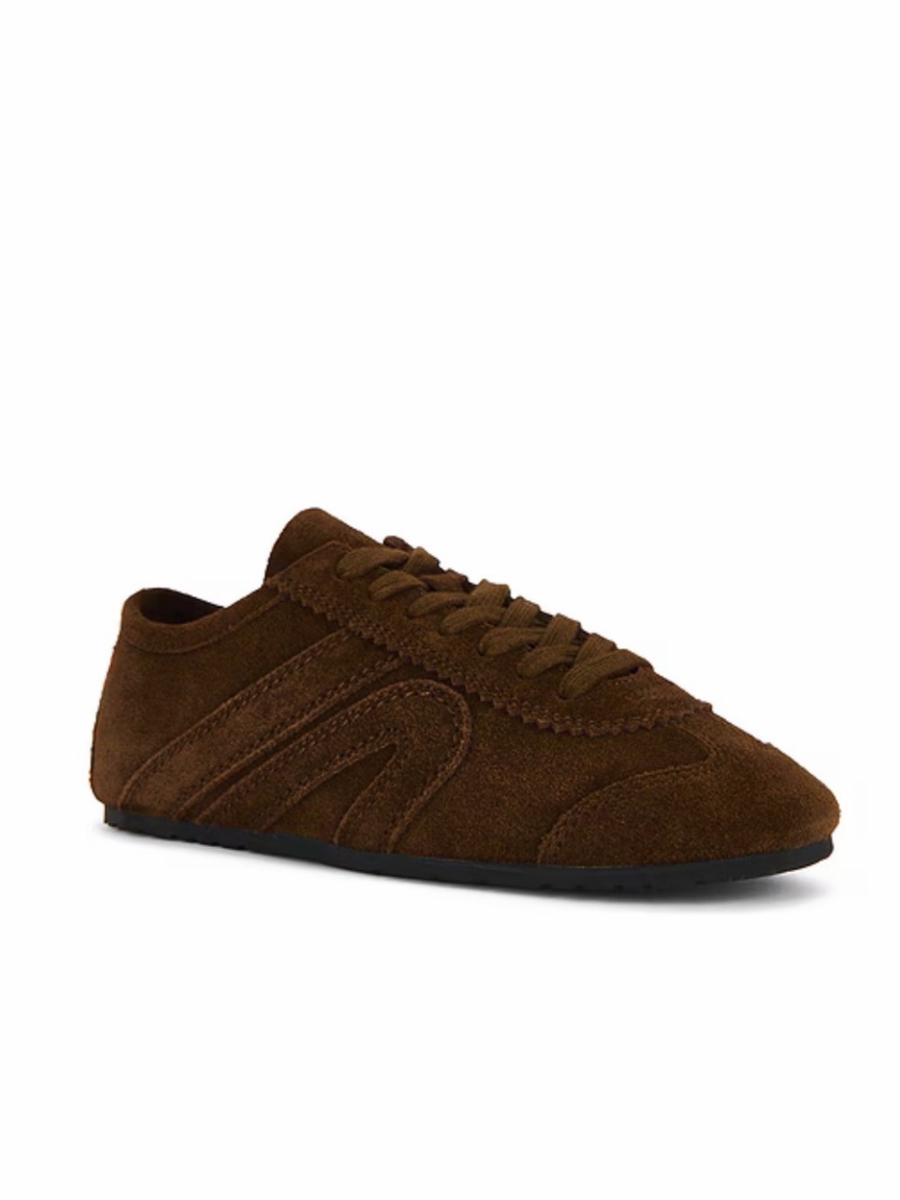 Jeffrey Campbell Aleta Suede Sneaker in Coffee Brown Sz. 7